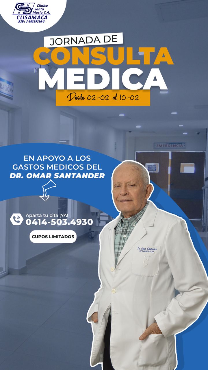 Con jornadas médicas recogerán fondos en apoyo al Dr. Omar Santander